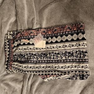 Womens Cotton drawstring beach/casual pants